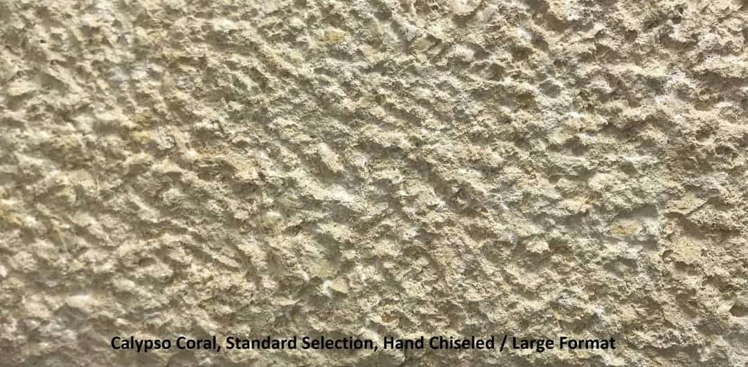 Calypso Coral, Hand Chiseled, Standard Selection