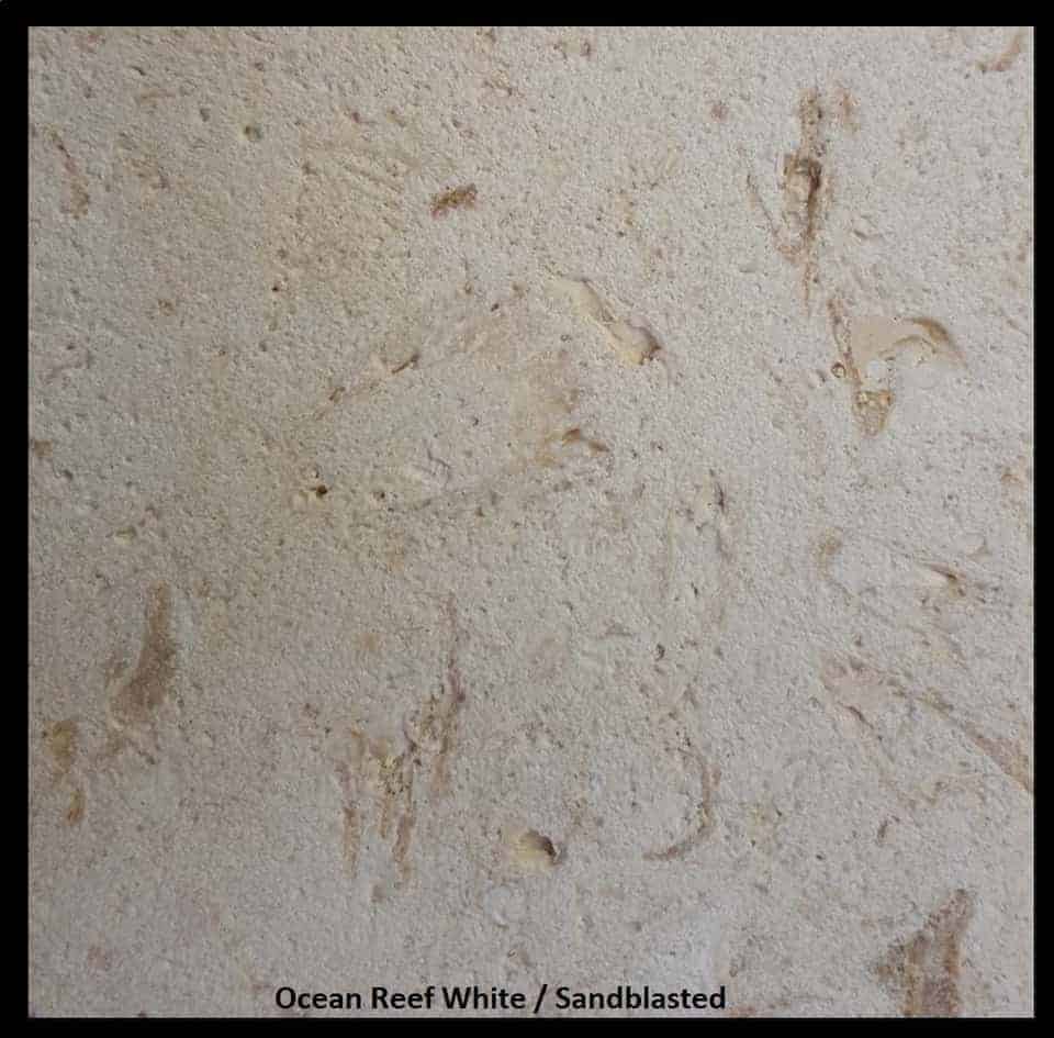 Ocean Reef White, Sandblasted Finish, 2019