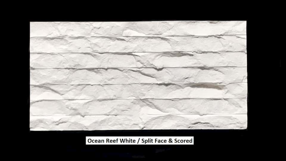 Ocean Reef White Split Face & Scored 1